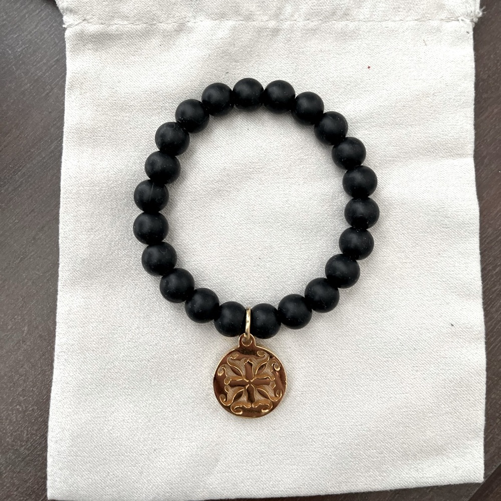 Black Rustic Cuff bracelet